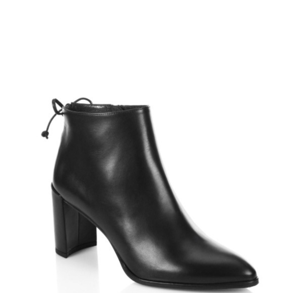 Stuart Weitzman black calf lofty leather  boots-  size 10